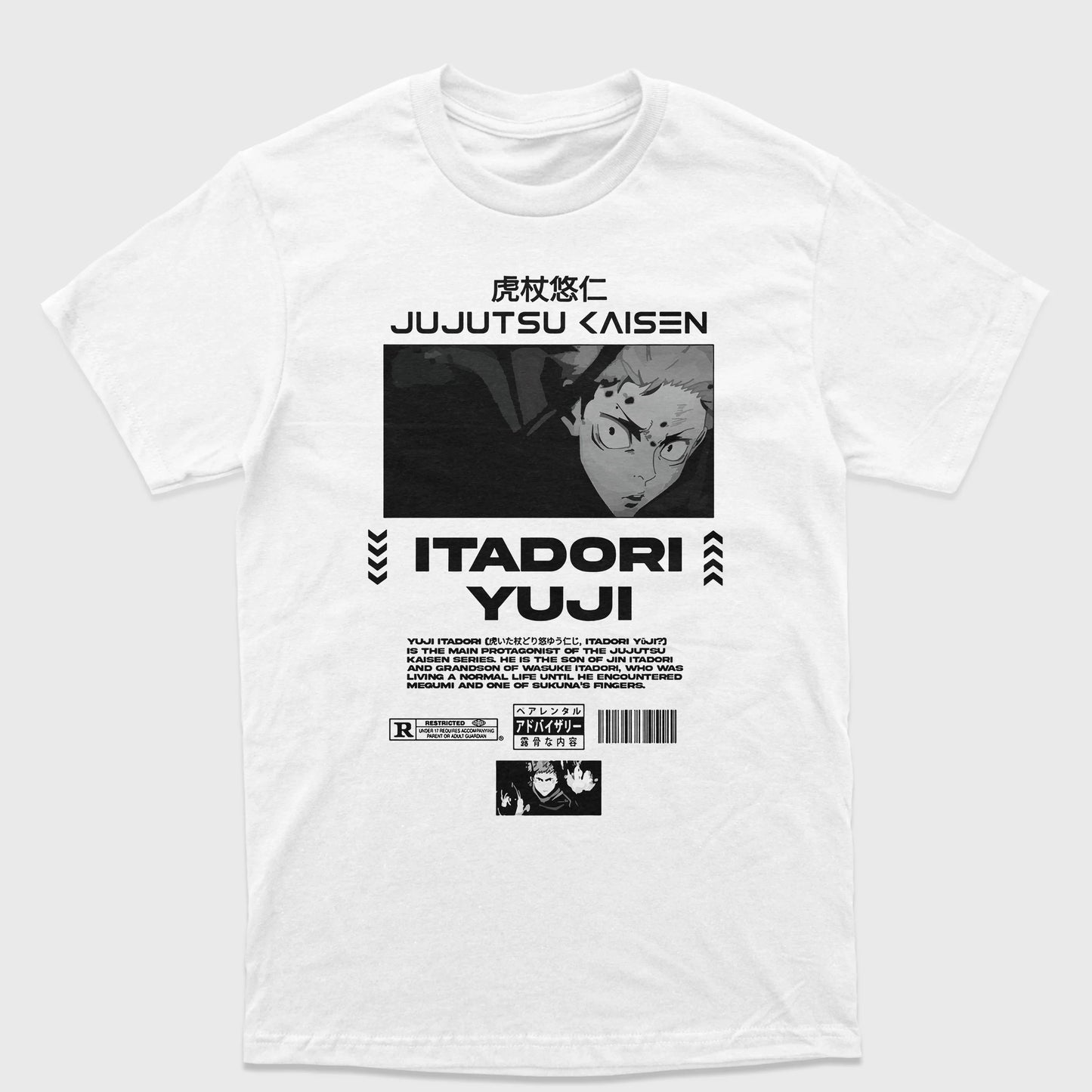 Camiseta Anime Jujutsu Kaisen Itadori Yuji