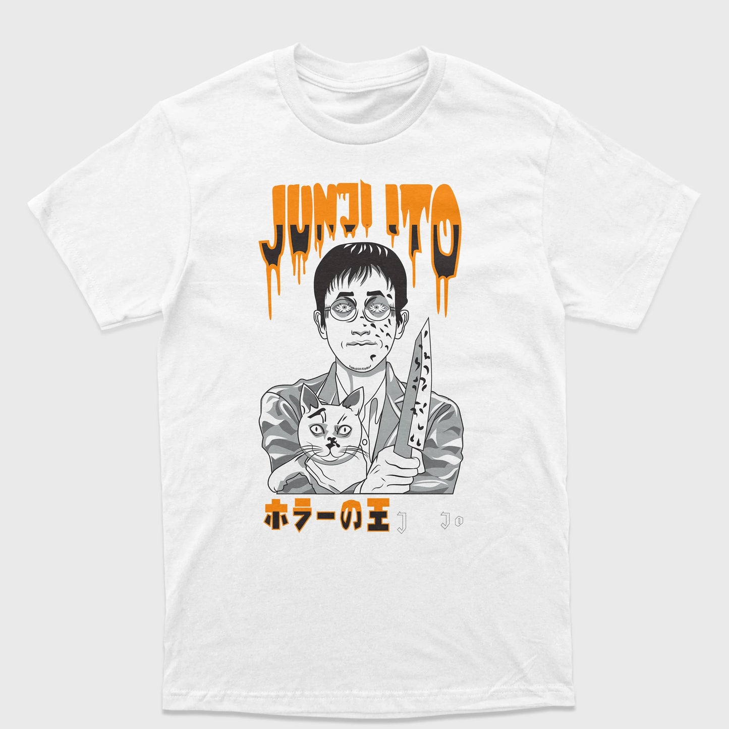 Camiseta Junji Ito Cat Horror