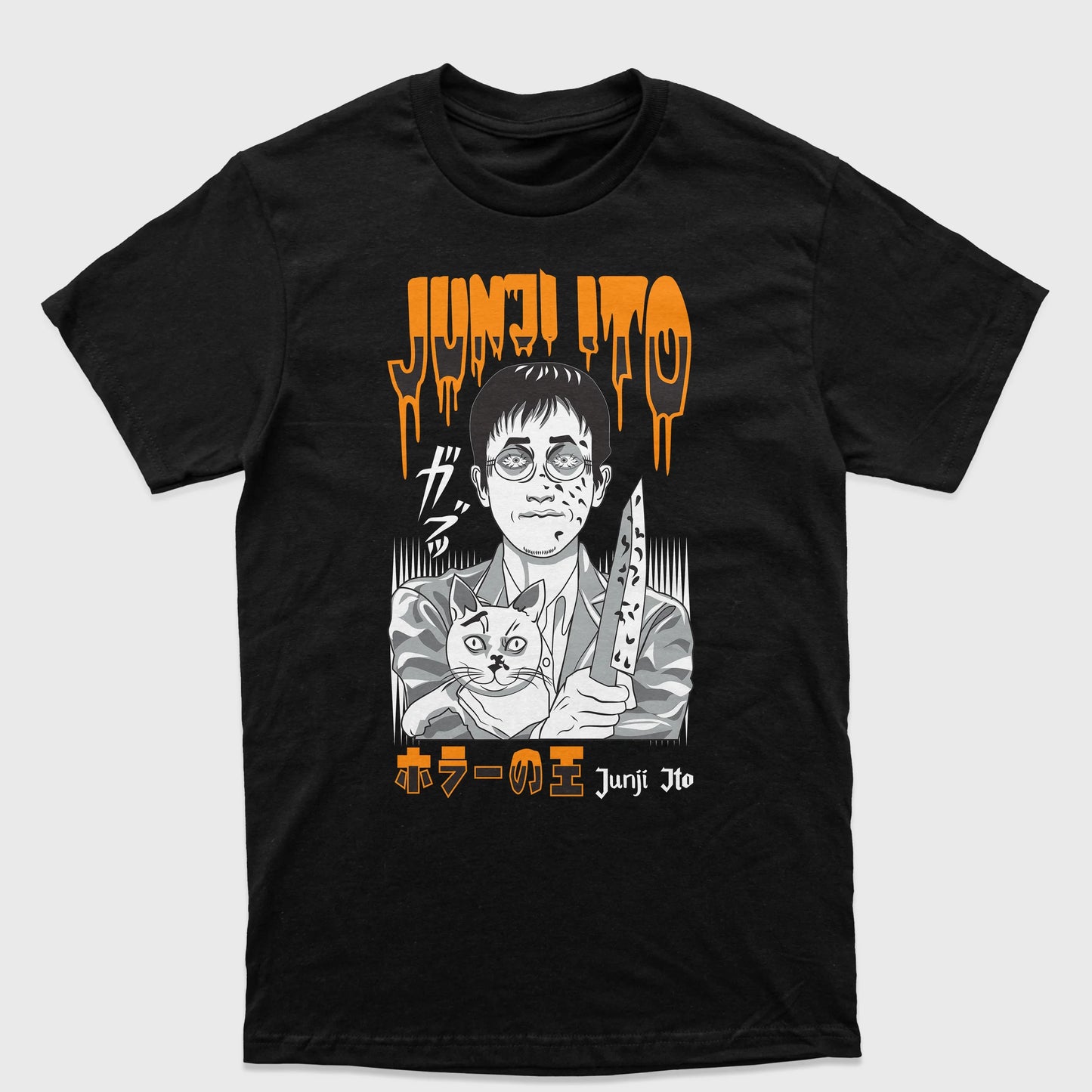 Camiseta Junji Ito Cat Horror