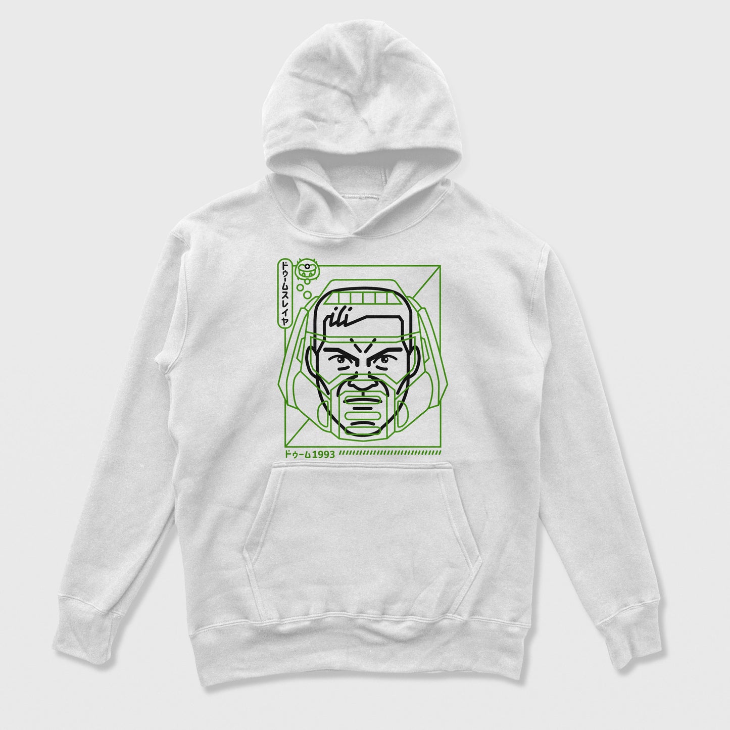 Moletom Canguru Green Cap Doom