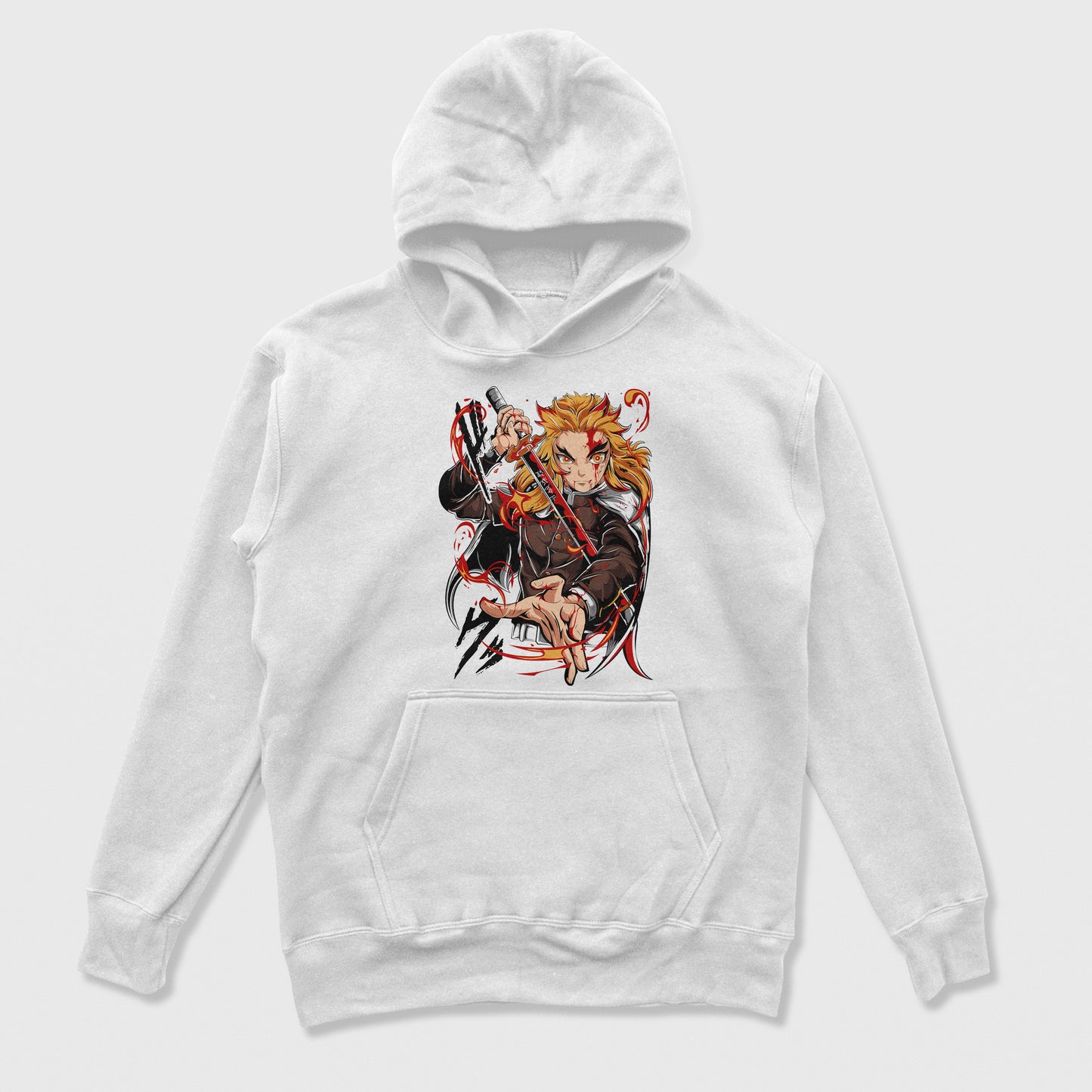 Moletom Canguru Rengoku Kyoujuro Demon Slayer