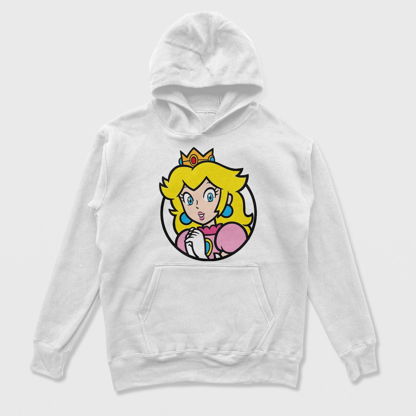 Moletom Canguru Retrato Peach Esperançosa