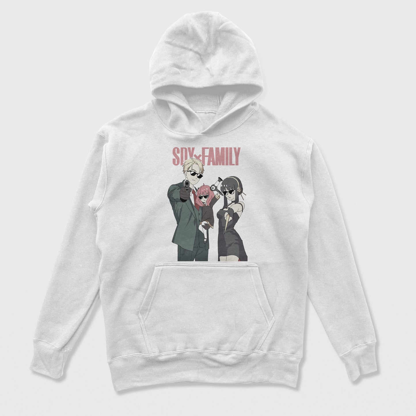 Moletom Canguru Style Family Forger's Spy x Family Branco