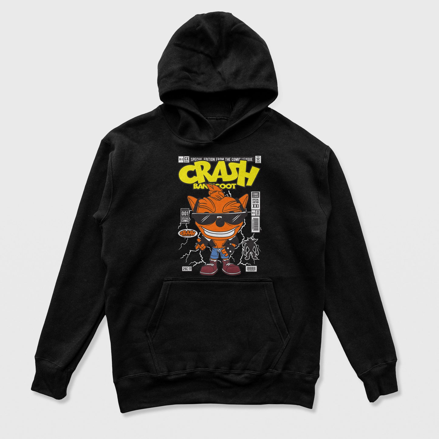 Moletom Canguru Crash Bandicoot Punk Style