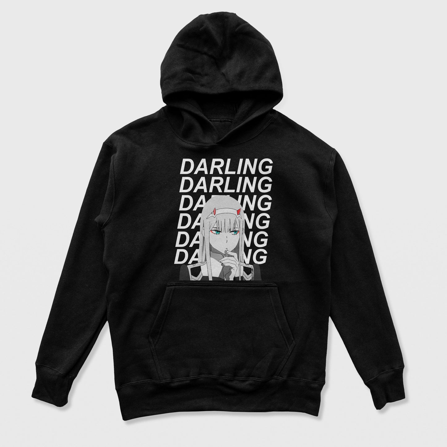 Moletom Canguru Darling in the Franxx 02 Preto