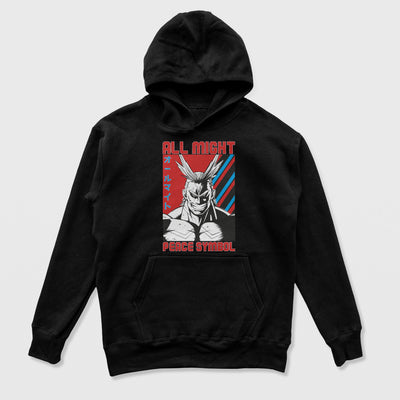 Moletom Canguru Peace Symbol All Might My Hero Academia