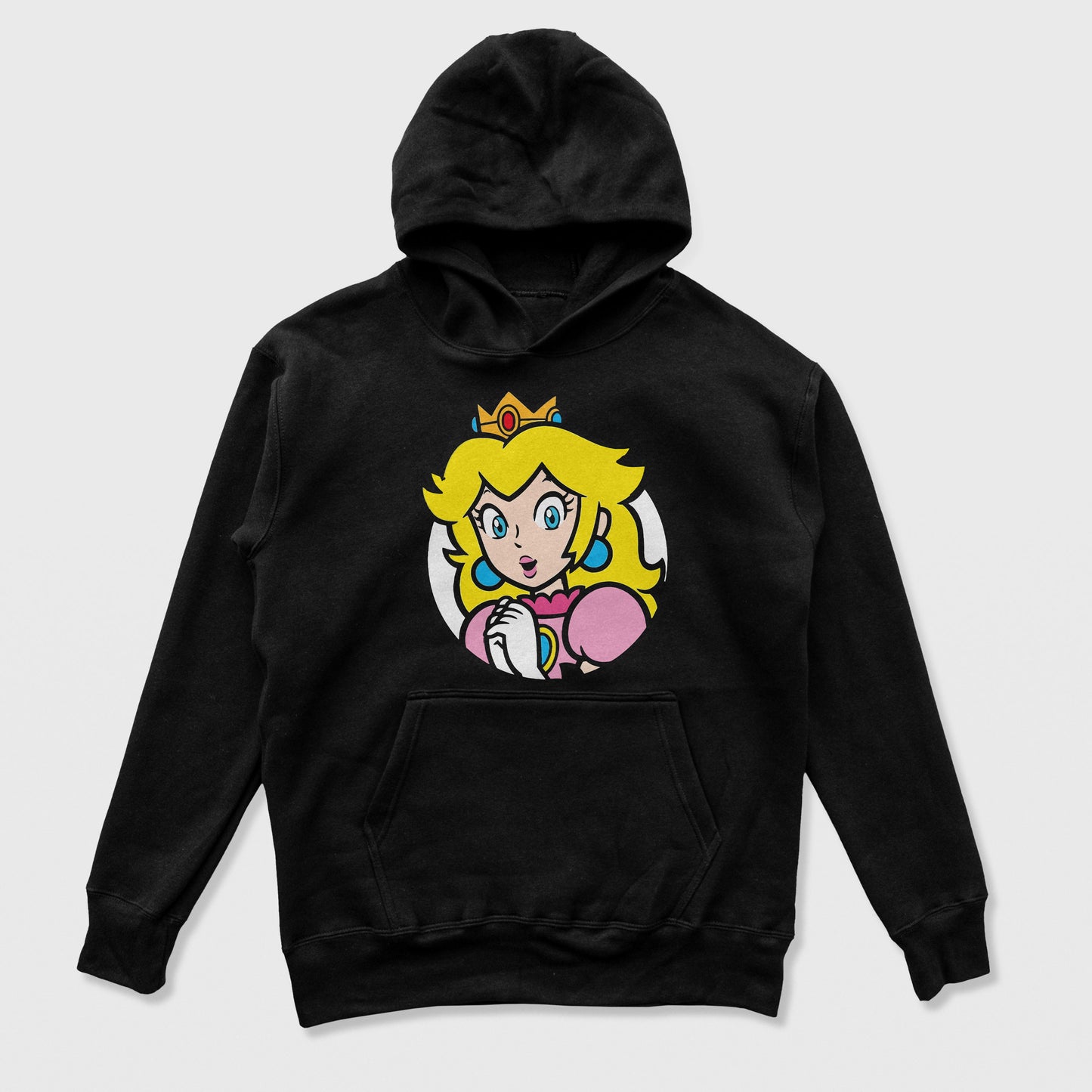 Moletom Canguru Retrato Peach Esperançosa