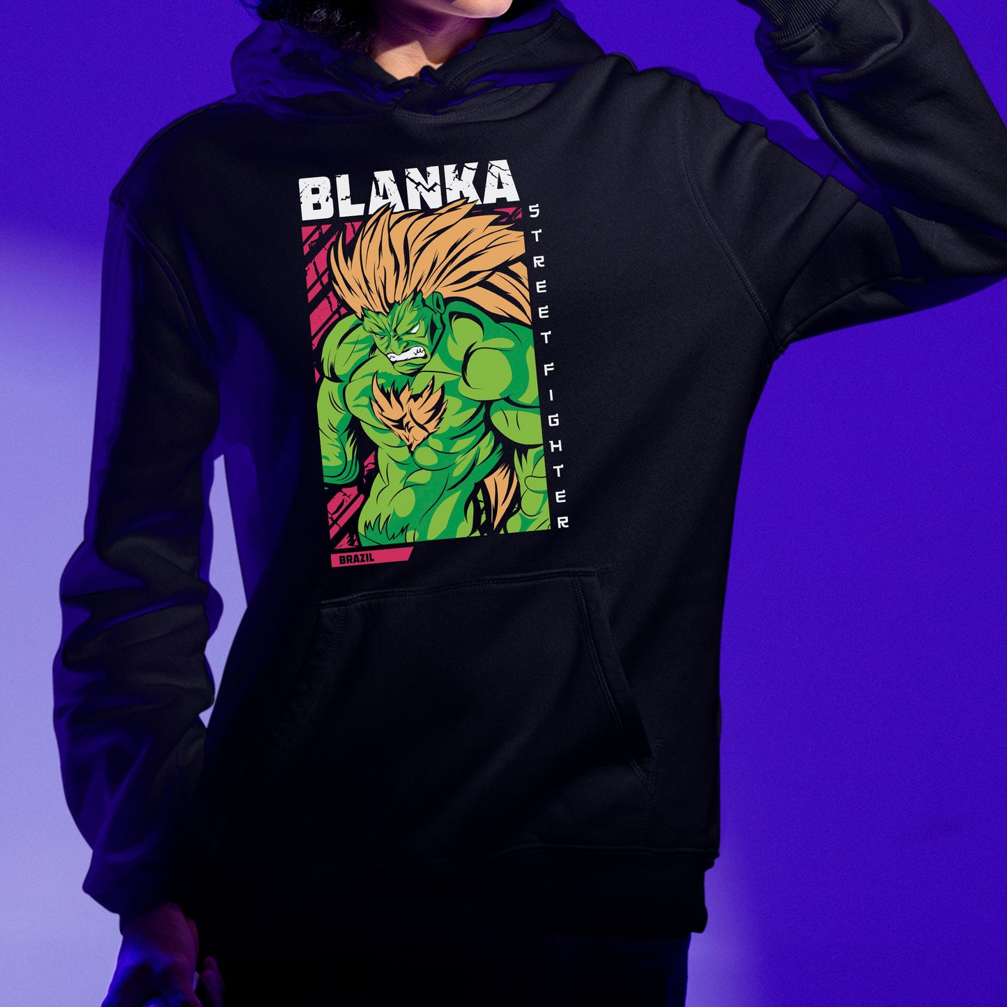 Moletom Canguru Street Fighter Blanka