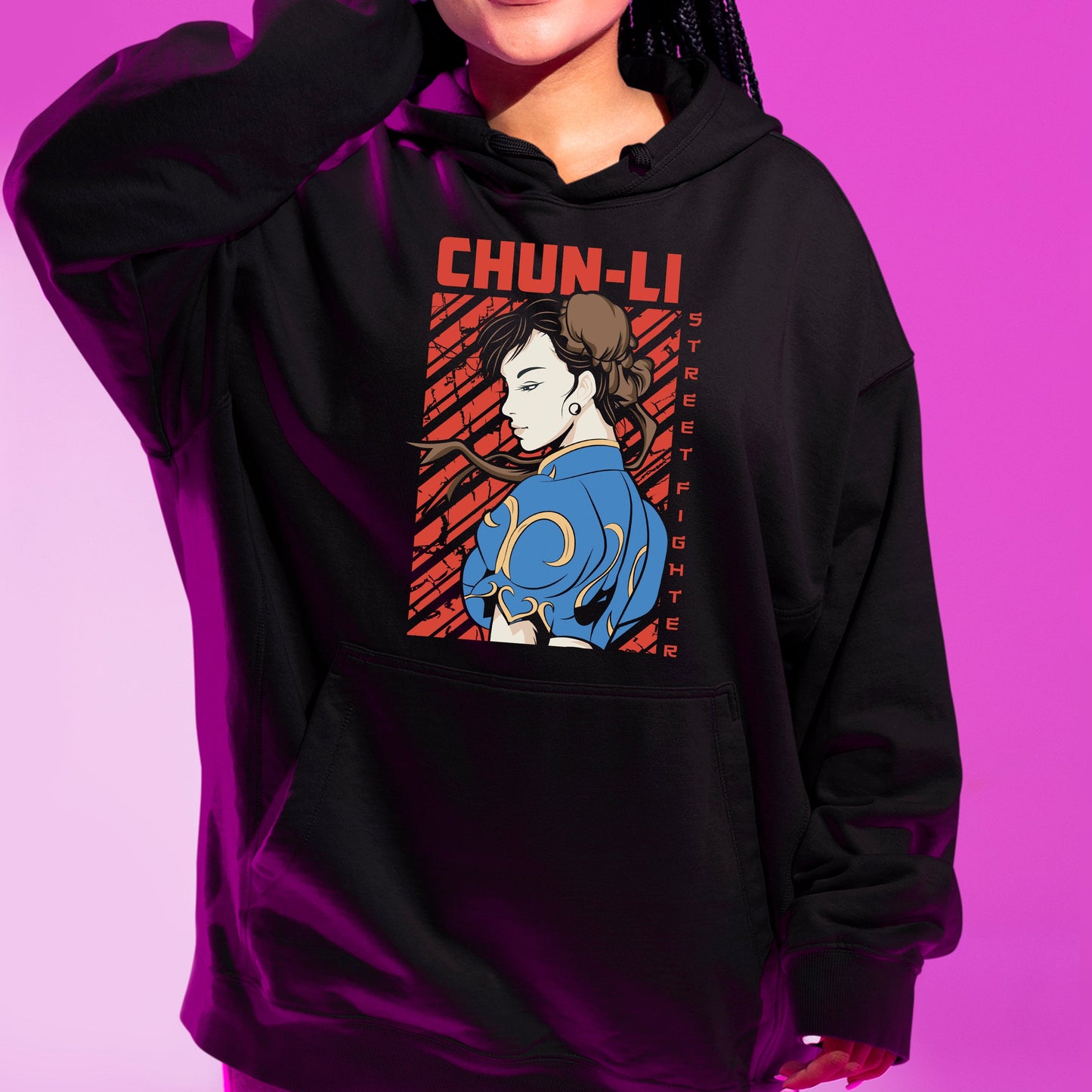 Moletom Canguru Street Fighter Chun-Li