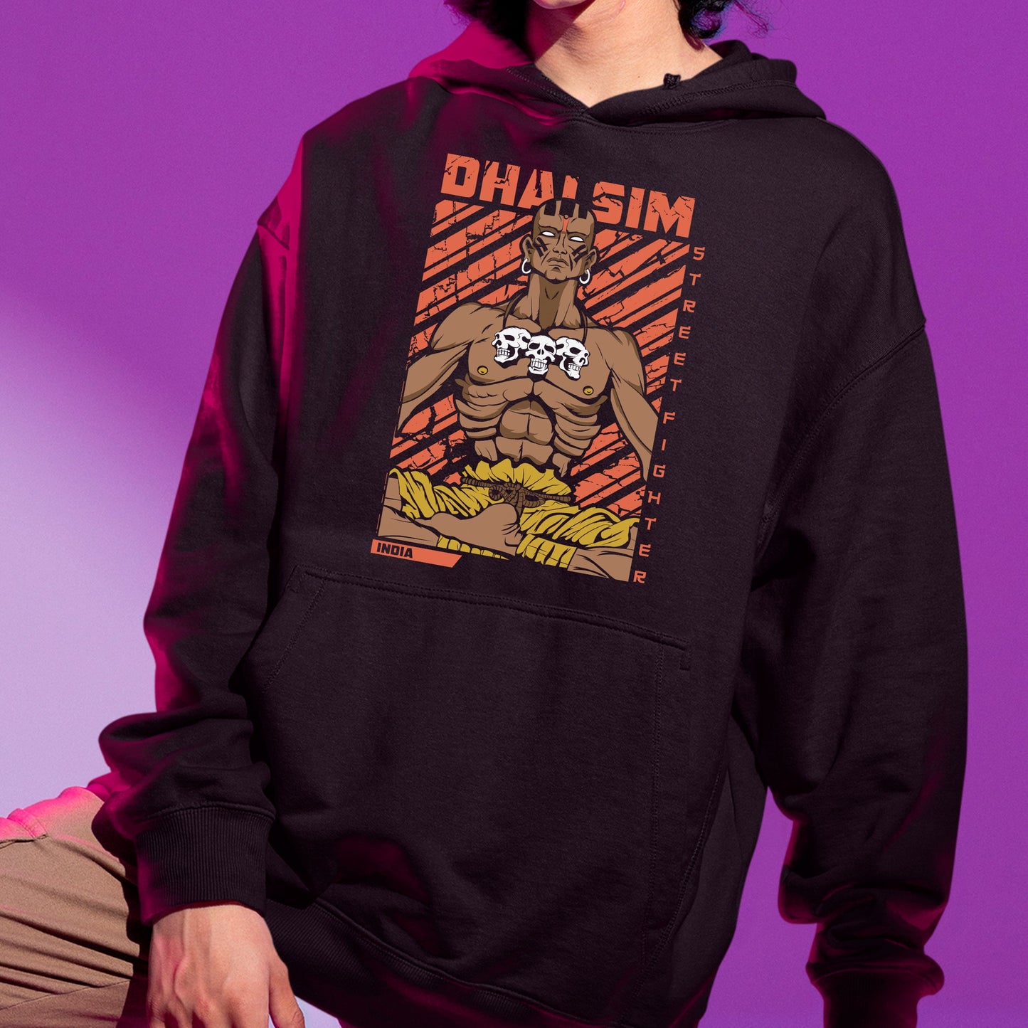 Moletom Canguru Street Fighter Dhalsim