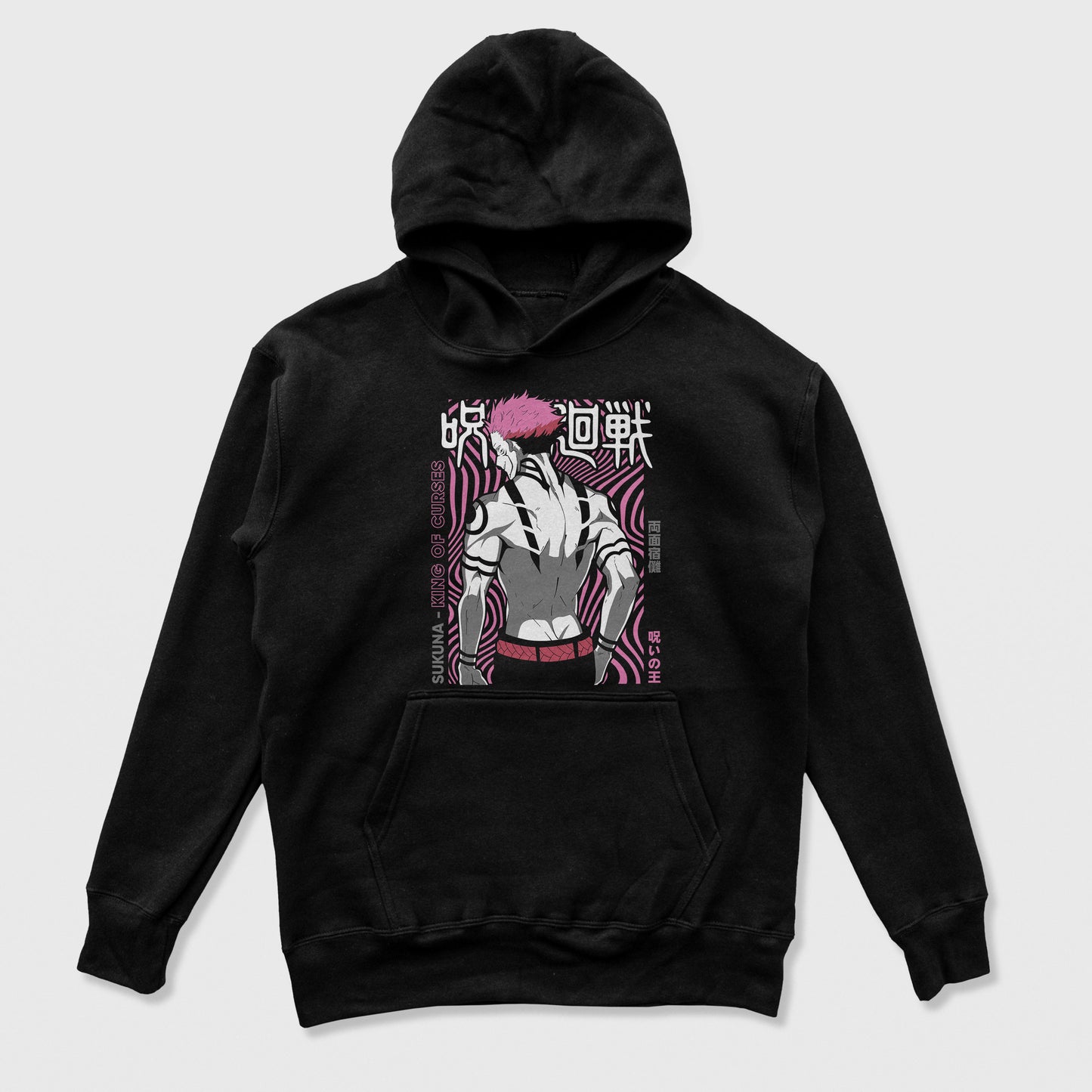 Moletom Canguru Sukuna King of Curse Jujutsu Kaisen