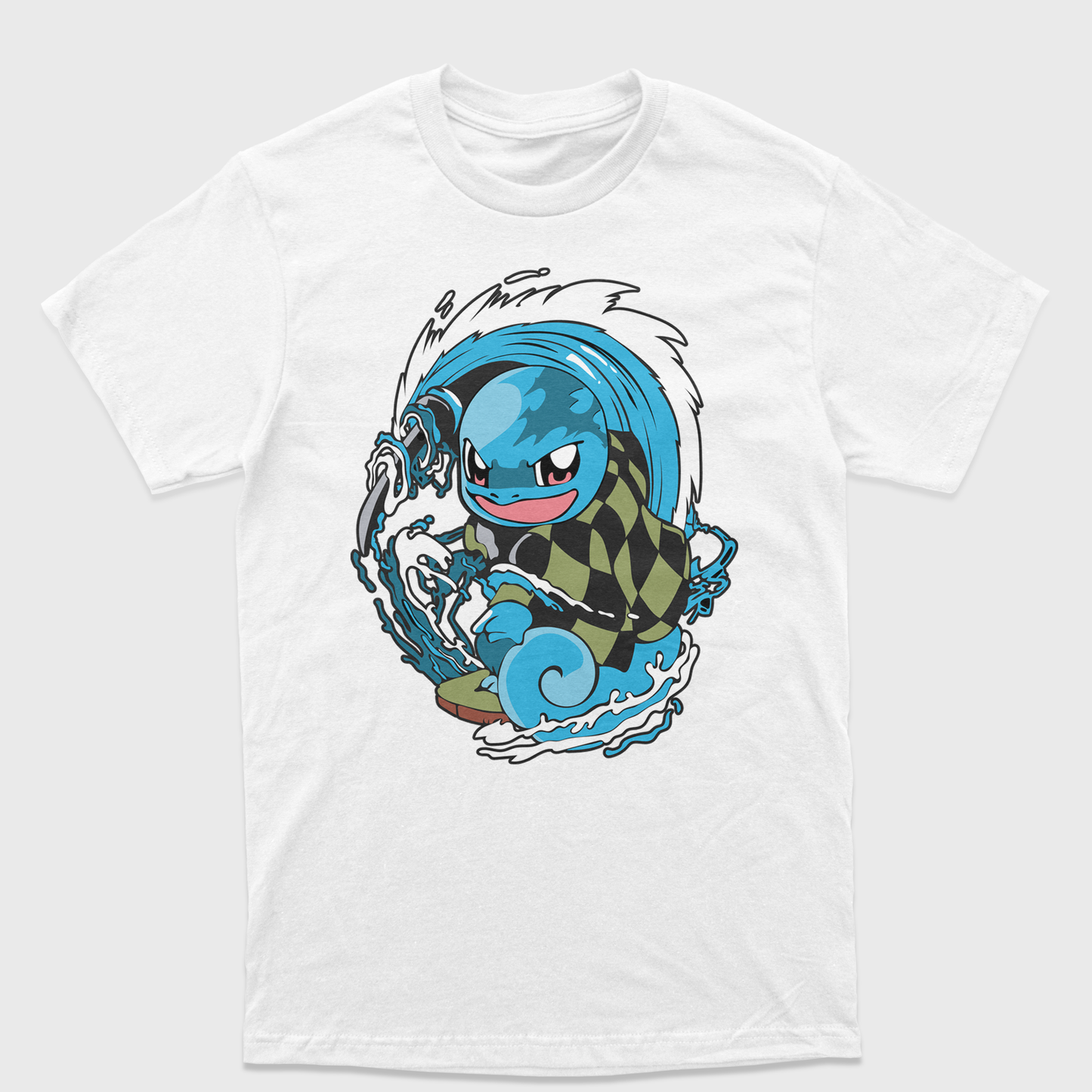 Camiseta Pokemon Squirtle Tanjiro