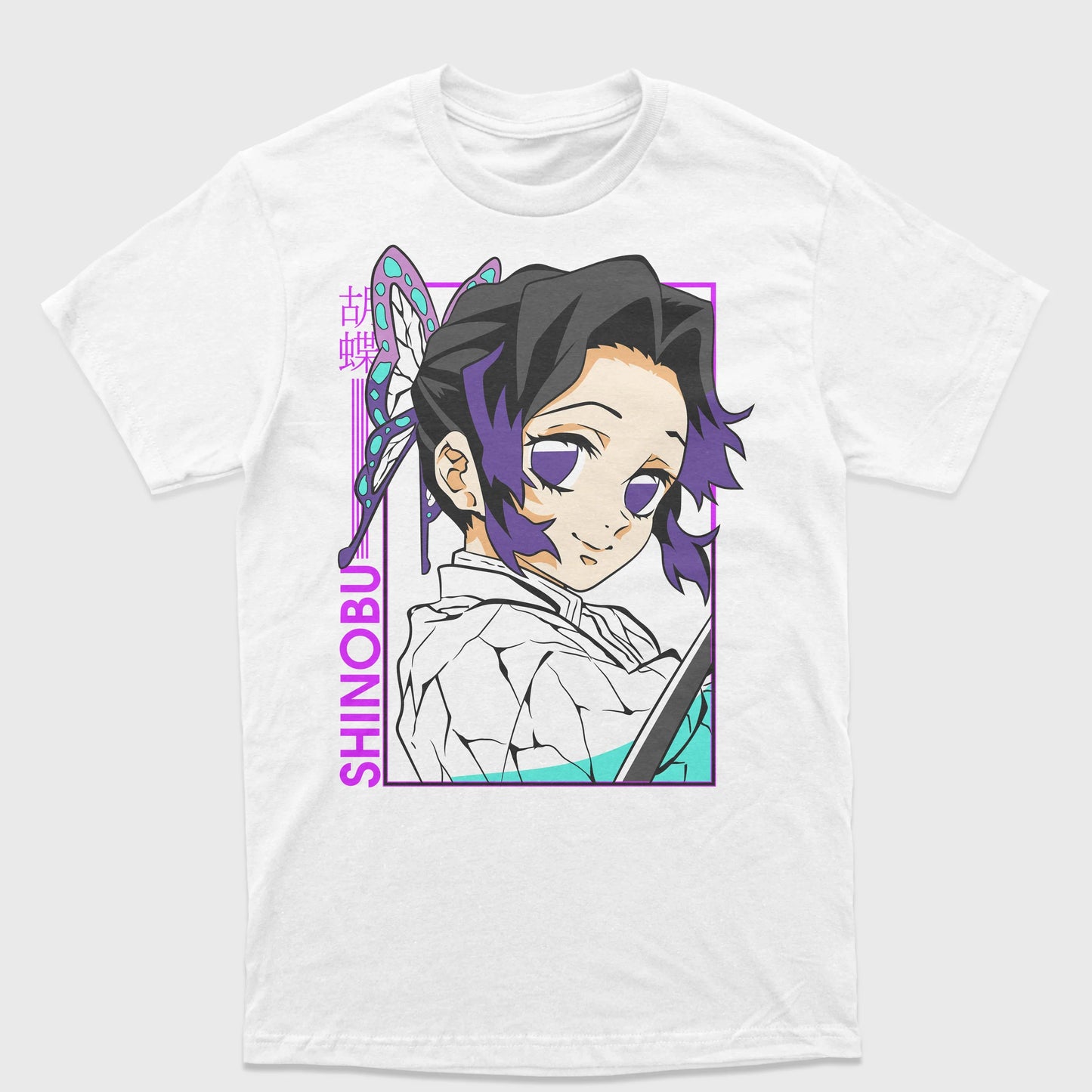 Camiseta Shinobu Demon Slayer Kimetsu No Yaiba