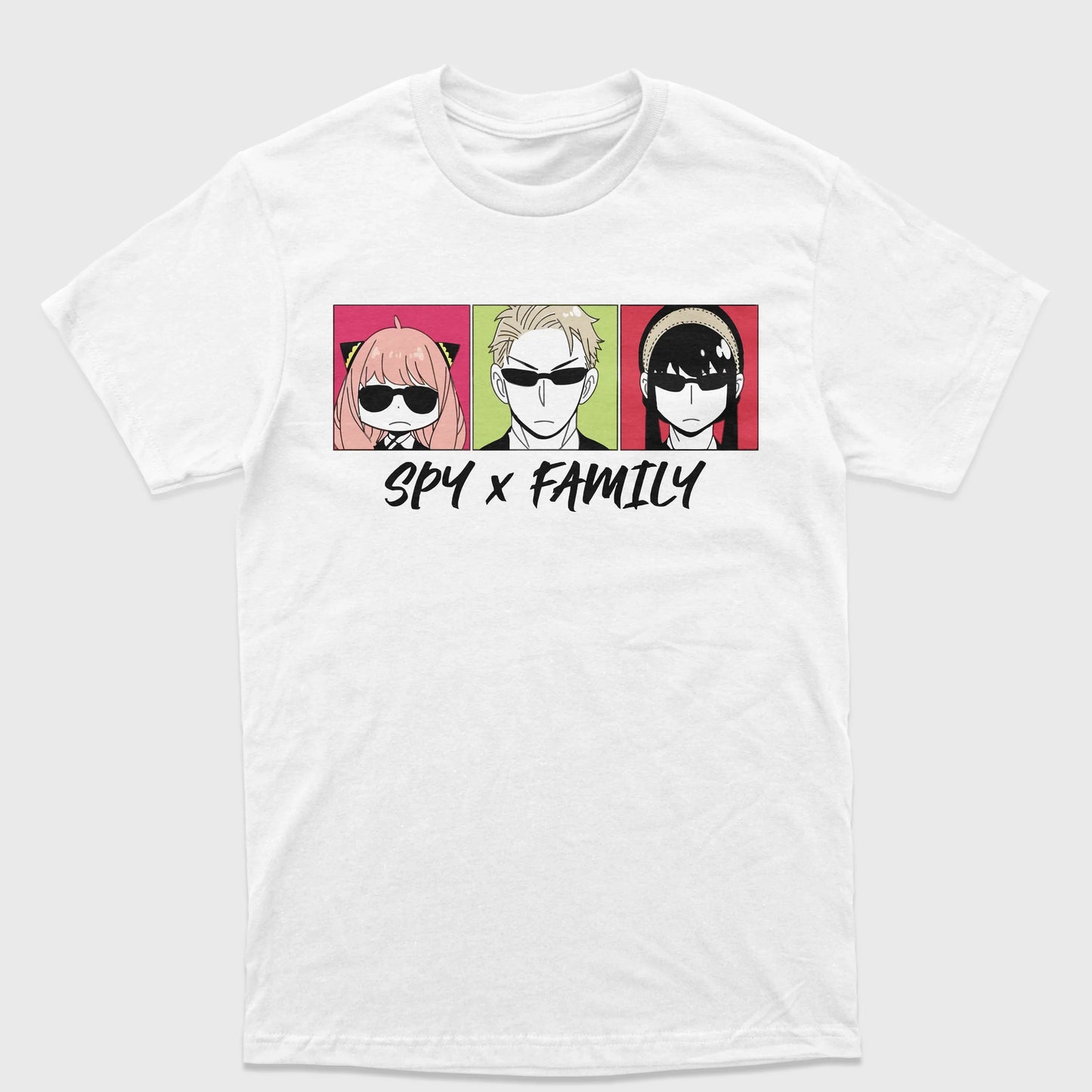 Camiseta Spy X Family Anime-branco