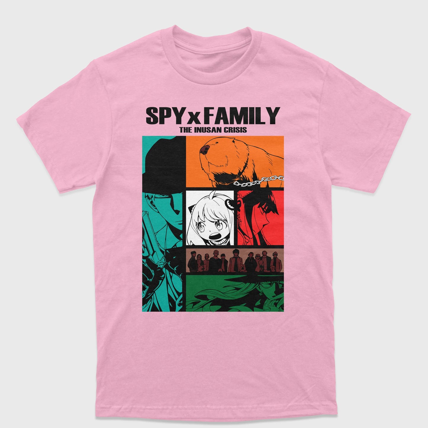 Camiseta Personagem Spy x Family Anime-rosa bebe