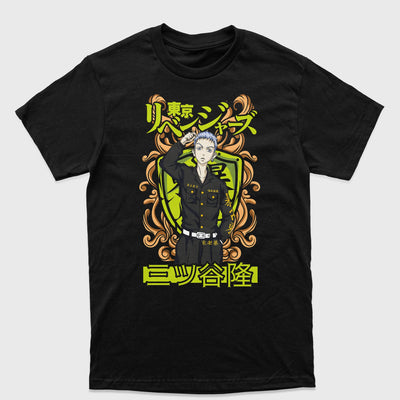 Camiseta Takashi Mitsuya Tokyo Revengers Preto