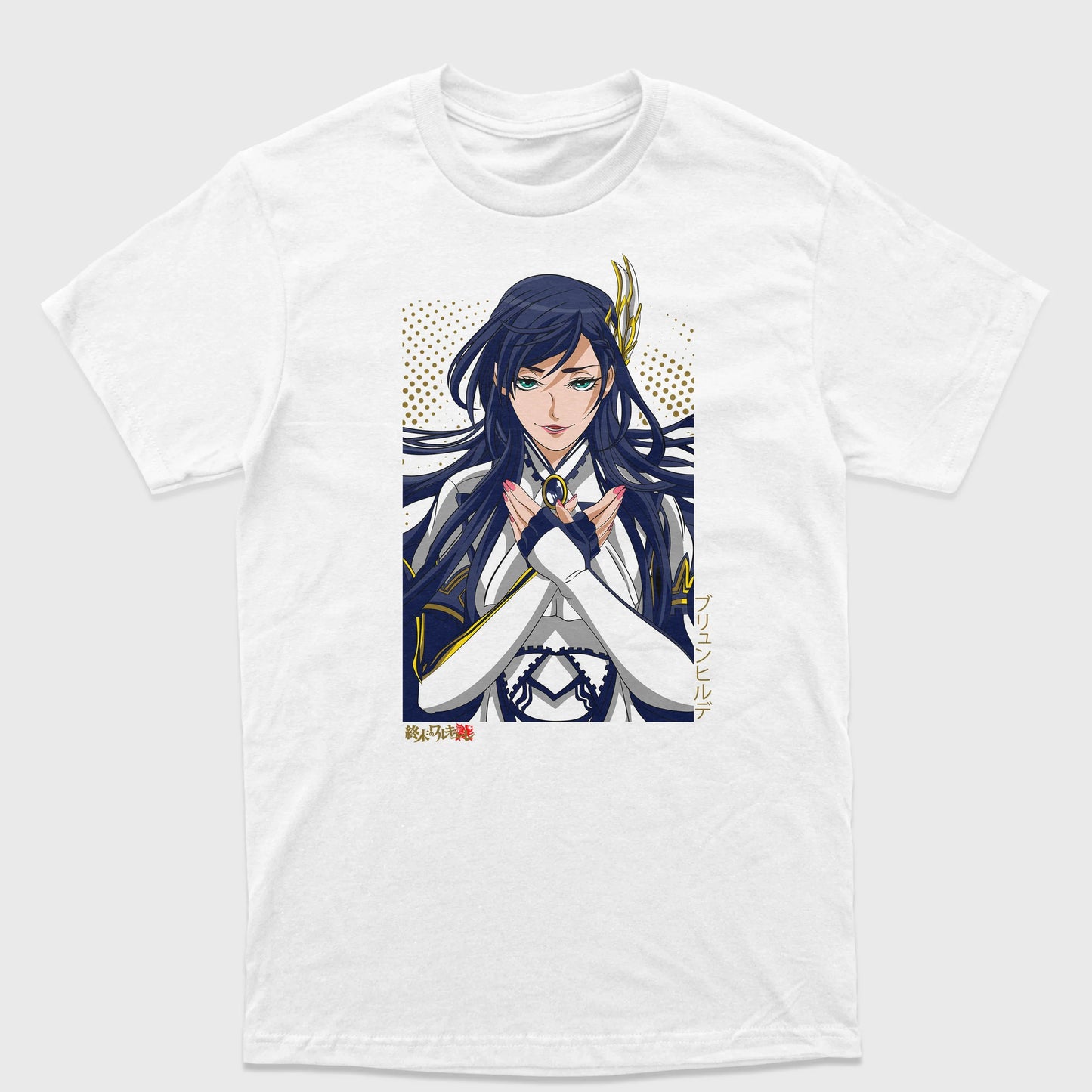 Camiseta Record Of Ragnarok Valkyrie-branco