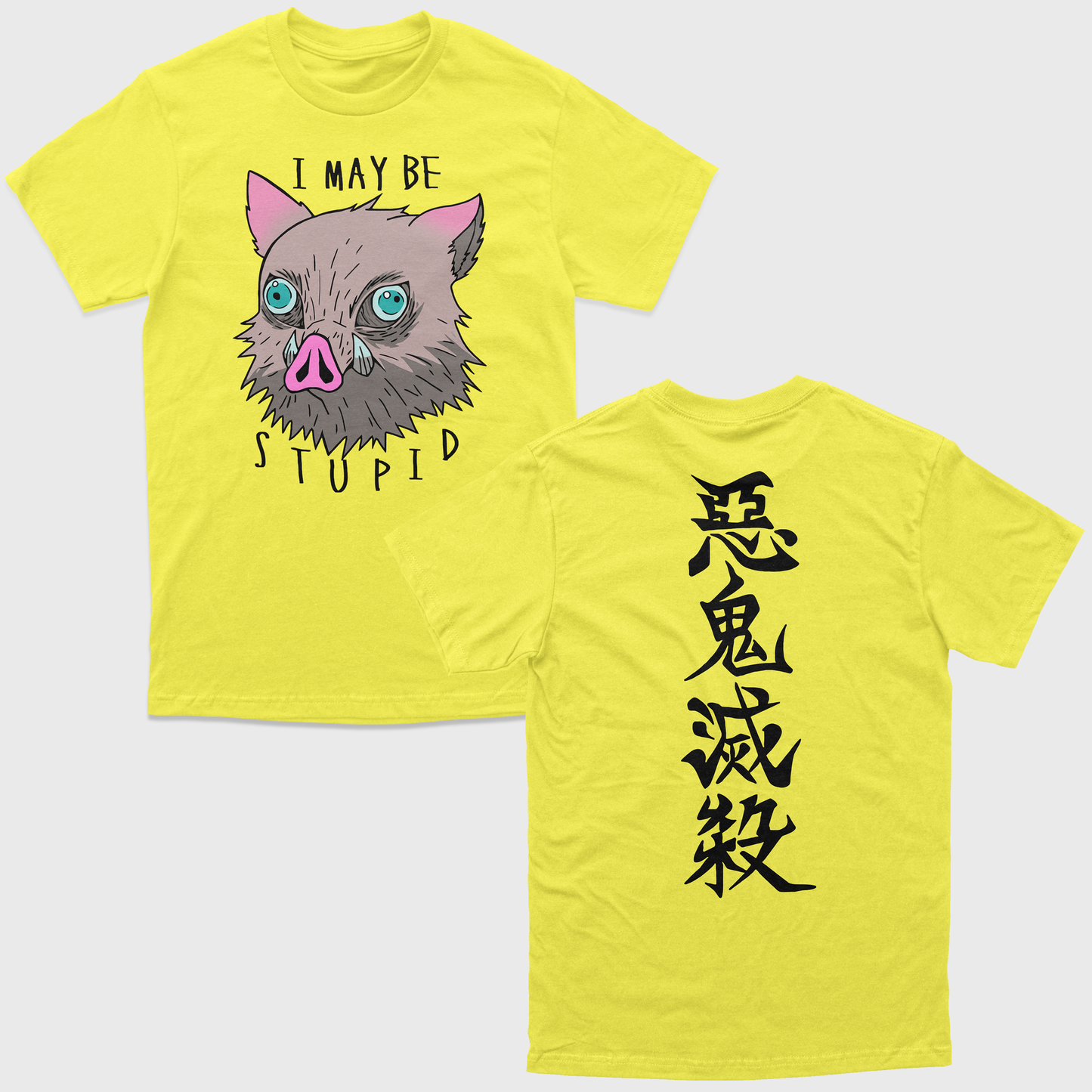 Camiseta Inosuke Demon Slayer Stupid