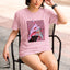Camiseta Básica Unissex 001 Pink Evangelion