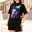 Camiseta Básica Unissex Cyberpunk Rebecca Personagem