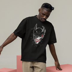 Camiseta Básica Unissex Batman e Coringa Face DC