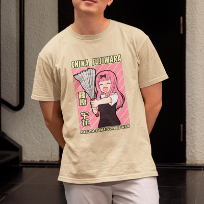 Camiseta Básica Unissex Chika Fujiwara Kaguya-sama