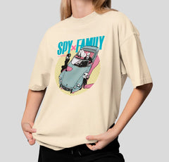 Camiseta Básica Unissex Spy x Family Carro