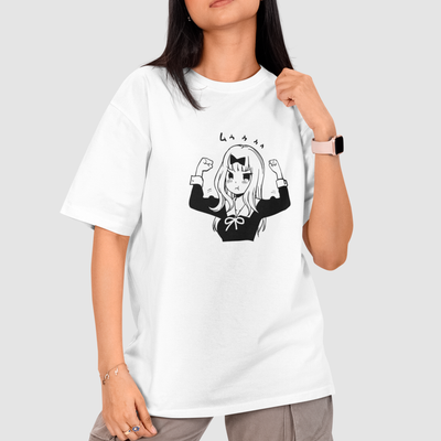 Camiseta Básica Unissex Chika Fujiwara Anime Kaguya-sama Love is War