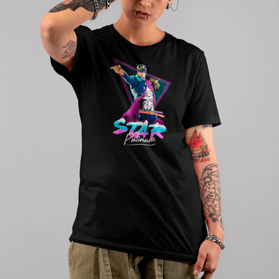 Camiseta Básica Unissex Jojo Bizarre Adventure Anime Star