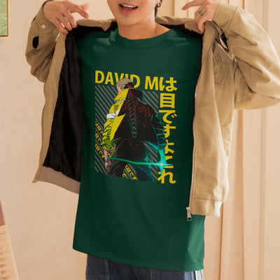 Camiseta Básica Unissex David Cyberpunk