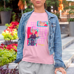 Camiseta Básica Unissex Lucy Anime Cyberpunk 2