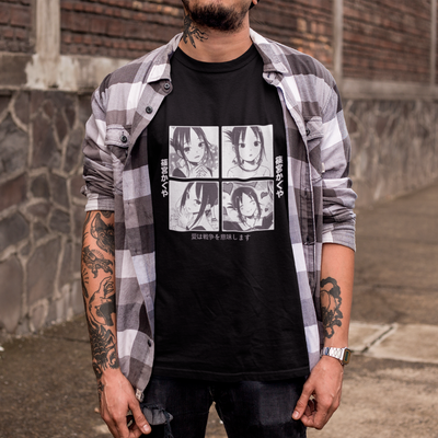 Camiseta Básica Unissex Kaguya-Sama Amor é Guerra