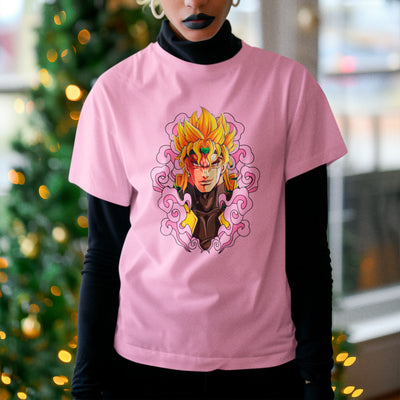Camiseta Básica Unissex Jojo Bizarre Aventura Anime Dio Brando
