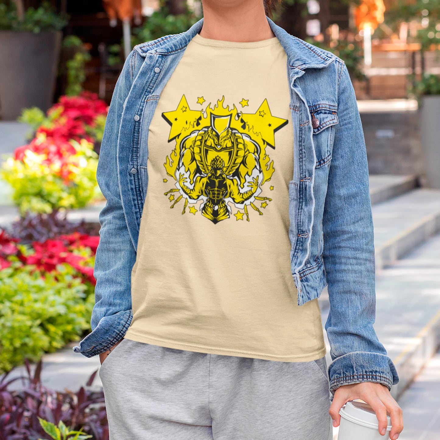 Camiseta Básica Unissex Killer Queen JoJo Bizarre 2