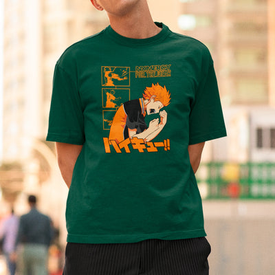 Camiseta Básica Unissex Hinata No Mercy Haikyuu