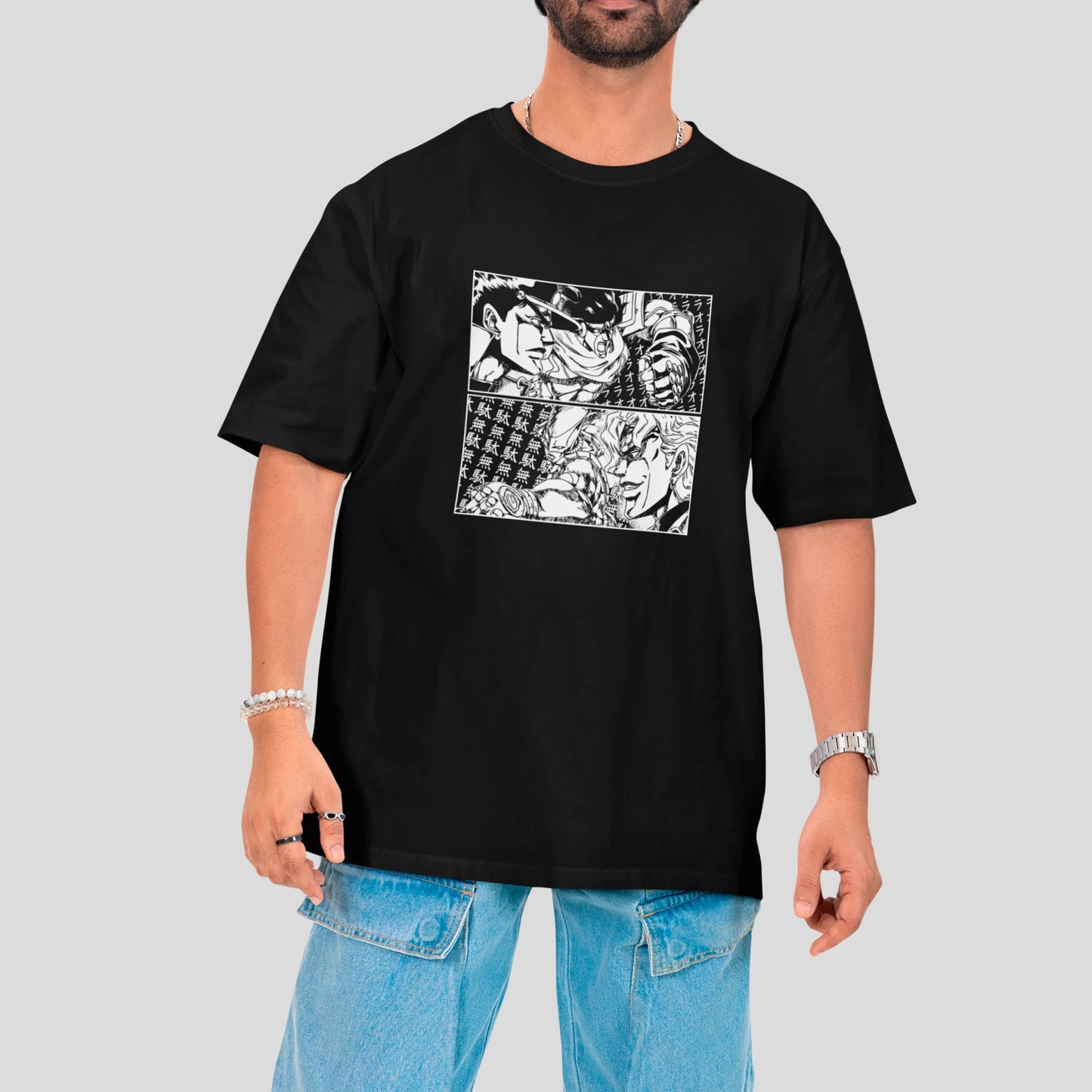 Camiseta Básica Unissex JoJo no Kimyo na Boken Quadrinho Anime
