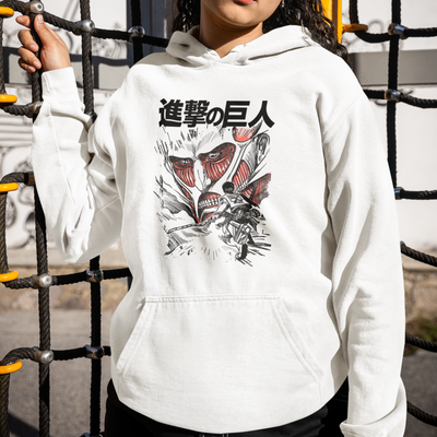 Moletom Canguru Attack On Titan Colossal