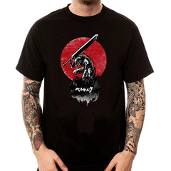 Camiseta Básica Unissex Berserk Guts Night