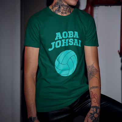 Camiseta Básica Unissex Aoba Johsai Haikyuu Anime