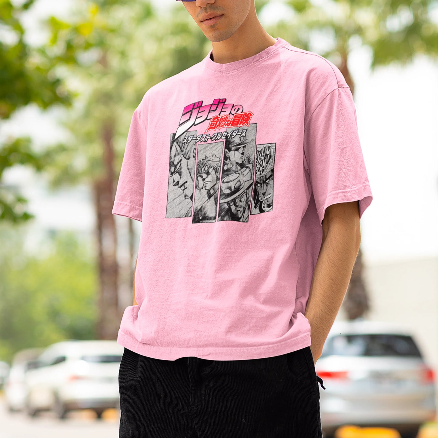 Camiseta Básica Unissex IC-Jojo Bizarre Adventure