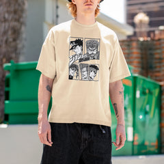 Camiseta Básica Unissex Jojo Bizarre Adventure Anime Japonês Quadrinhos