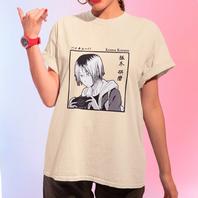 Camiseta Básica Unissex Kenma Kozume Haikyuu Voleyball