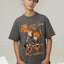 Camiseta Básica Unissex Haikyuu Fly Higt- Cinza