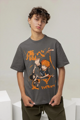 Camiseta Básica Unissex Haikyuu Fly High
