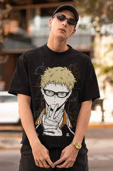 Camiseta Básica Unissex Haikyuu Menino Loiro