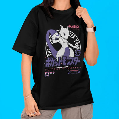 Camiseta Oversized Pokemon Mewtwo