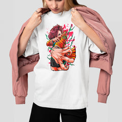 Camiseta Básica Unissex Momo Ayase DANDADAN