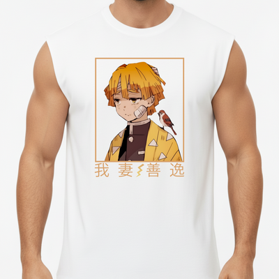 Regata Oversized Zenitsu Demon Slayer Thunder