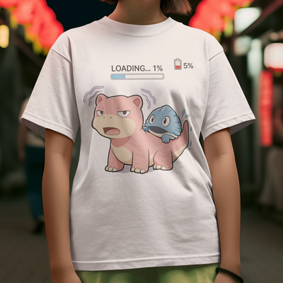 Camiseta Básica Unissex Pokemon Carregando
