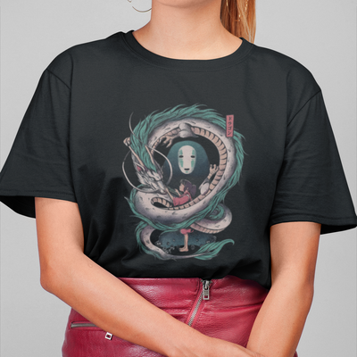 Camiseta Básica Unissex A Viagem de Chihiro Vintage